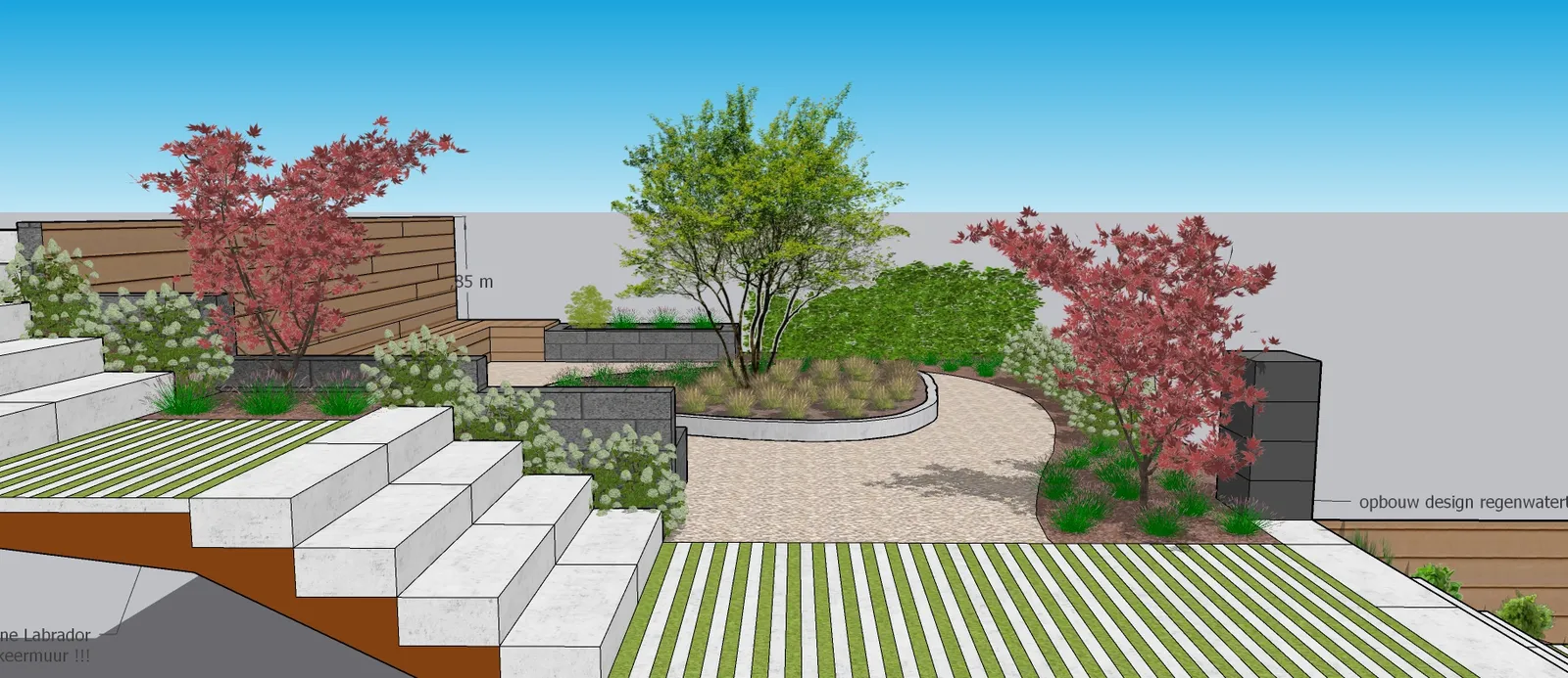 Tuinontwerp door Tuinprojecten Meers